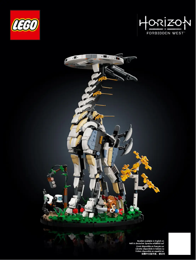 Page 1 de la notice Consignes visuelles Lego Horizon Forbidden West 76989