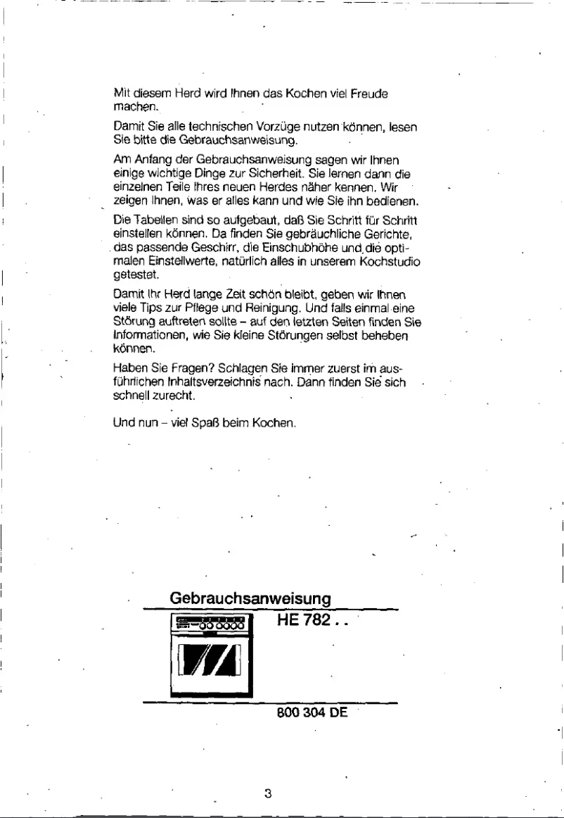 Image de la première page du manuel de l'appareil HE78250