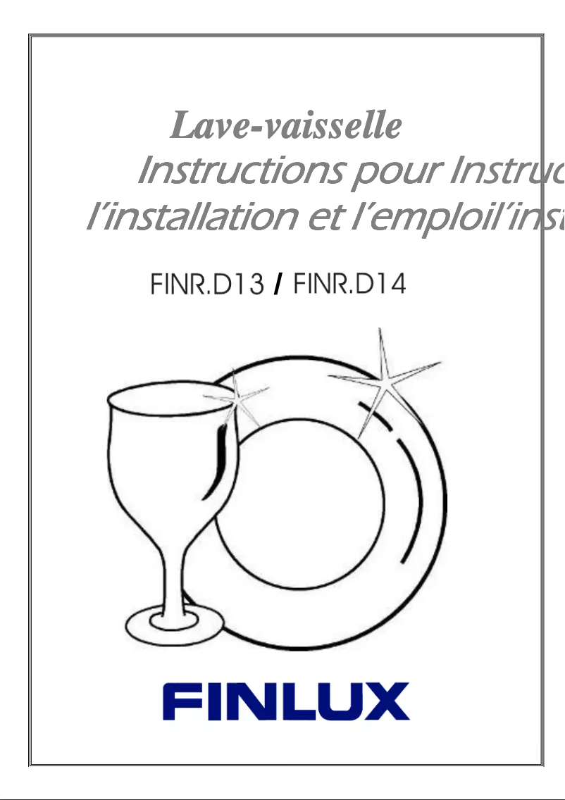 Page 1 de la notice Manuel utilisateur Finlux FINR.D13