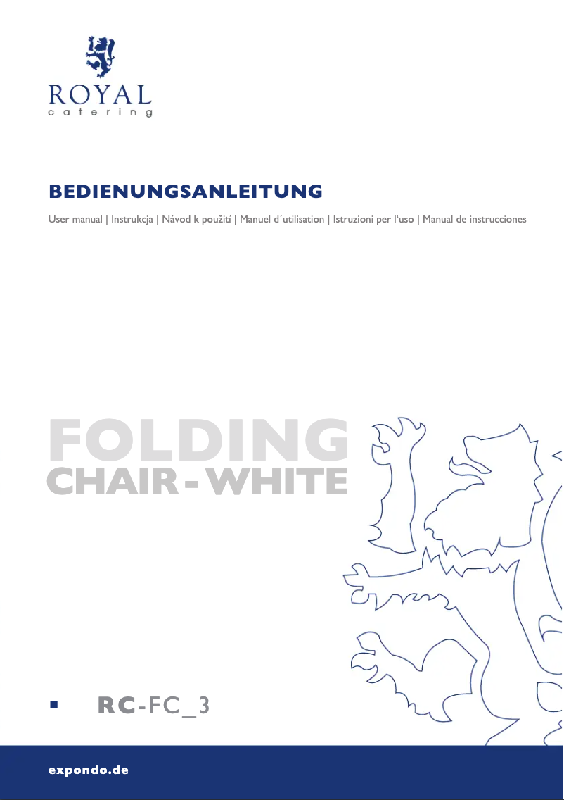 Page 1 de la notice Manuel utilisateur Royal Catering RC-FC_3