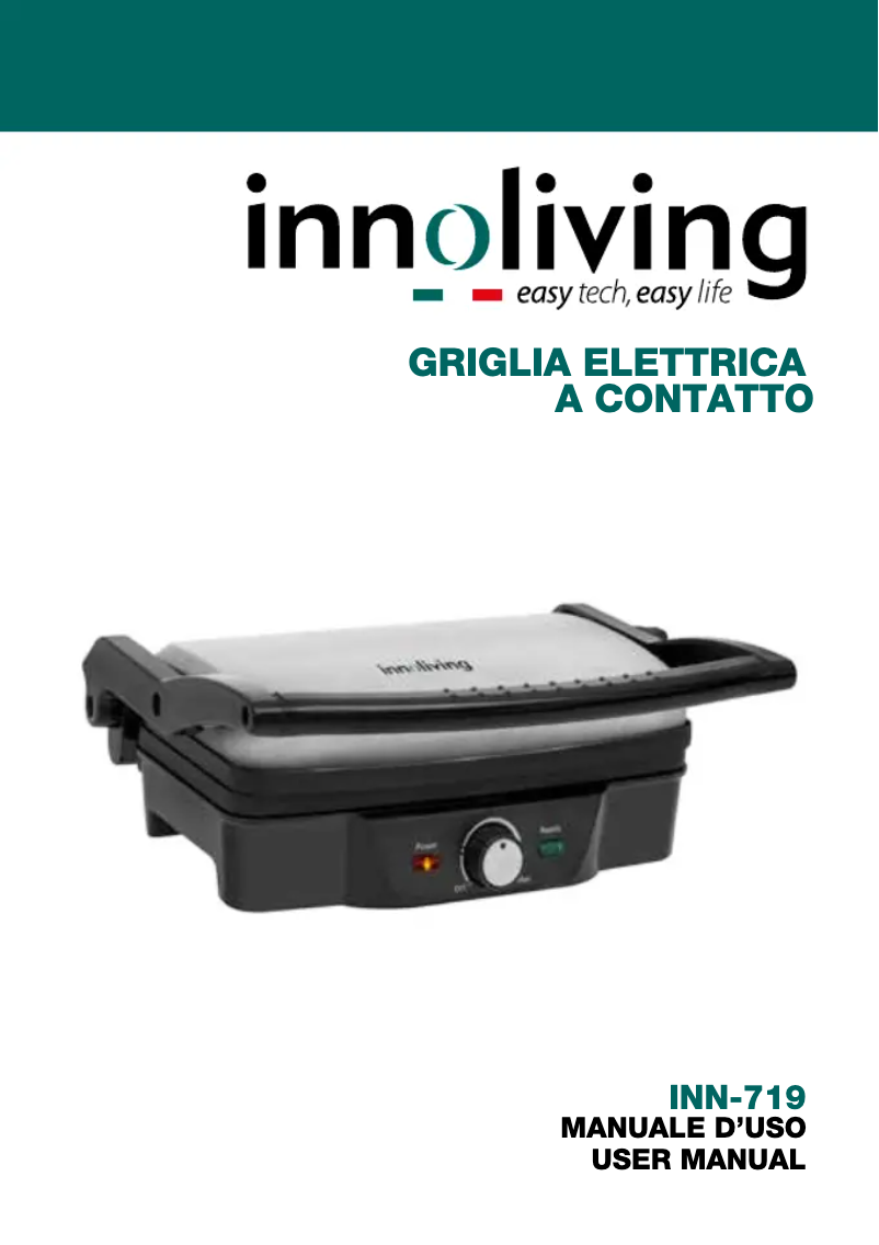 Image de la première page du manuel de l'appareil INN-719