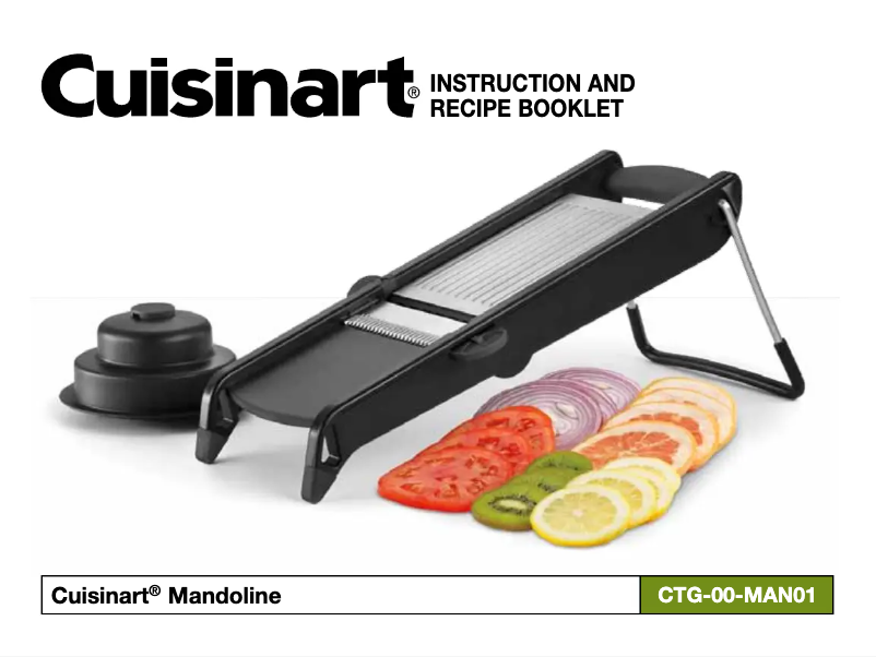 Page n°1 - Manuel utilisateur Cuisinart CTG-00-MAN01