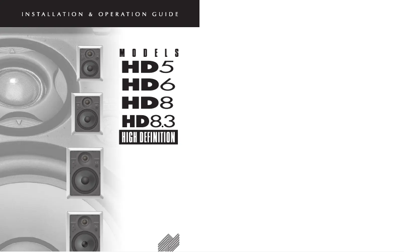 Page n°1 - Manuel utilisateur Niles HD6R