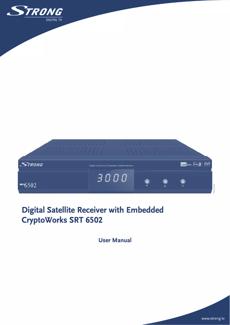 Page 1 de la notice Manuel utilisateur Strong SRT 6502
