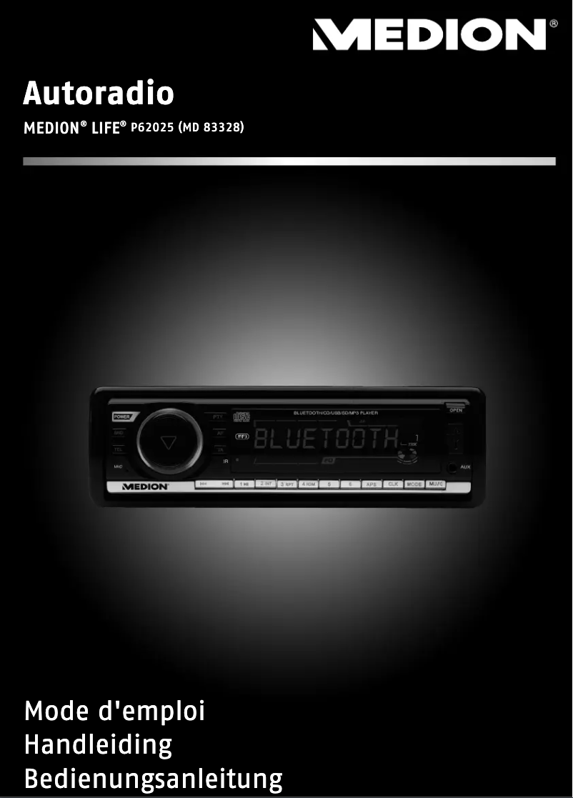 Page 1 of the manual User Manual Medion MD 83328 LIFE P62025