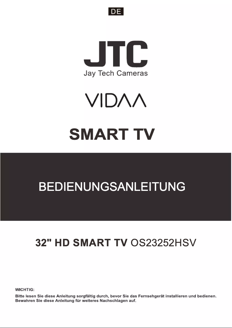 Page n°1 - Manuel utilisateur Jay-Tech OS23252HSV