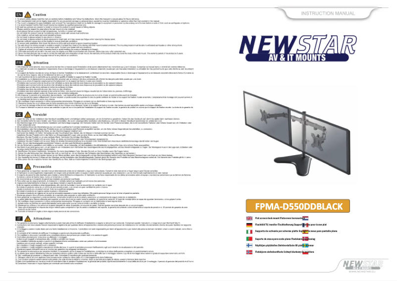 Image de la première page du manuel de l'appareil FPMA-D550DD