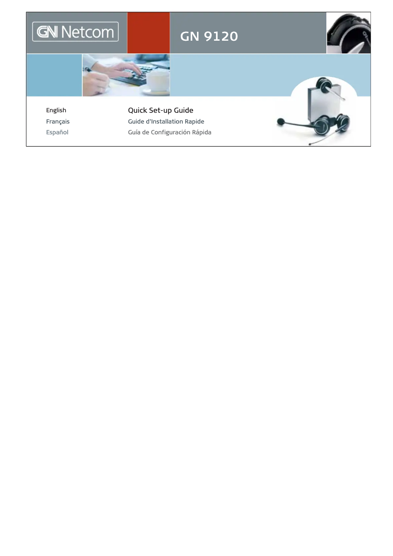 Page 1 de la notice Manuel utilisateur Jabra GN9120 MidiBoom