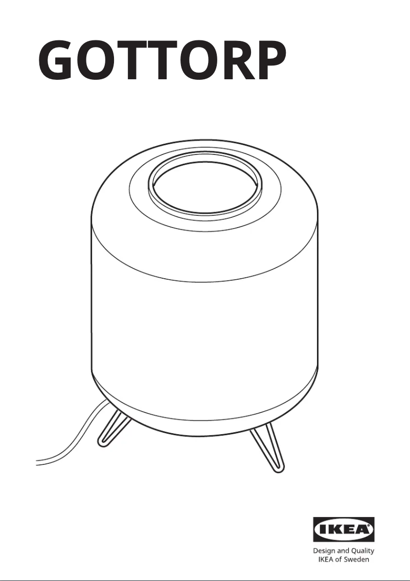 Imagen de la primera página del manual del dispositivo GOTTORP 004.409.33