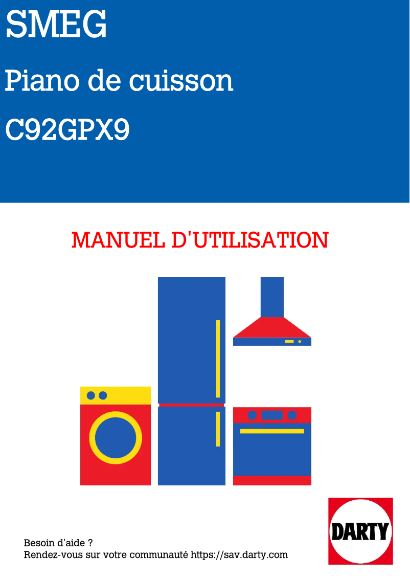 Image de la première page du manuel de l'appareil C92GPX9