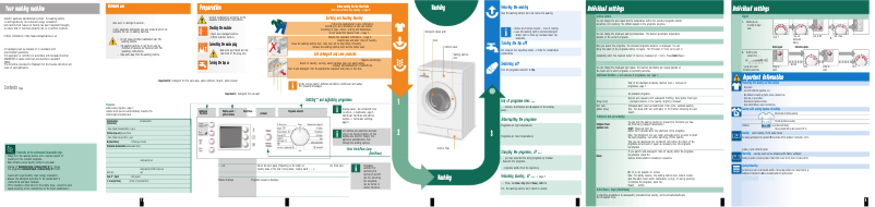 Page n°1 - Manuel utilisateur Bosch WAE24485EP