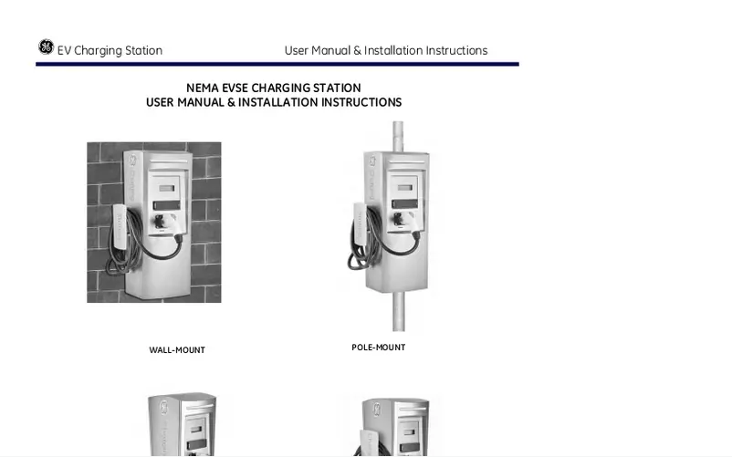 Page 1 of the manual User Manual GE DuraStation