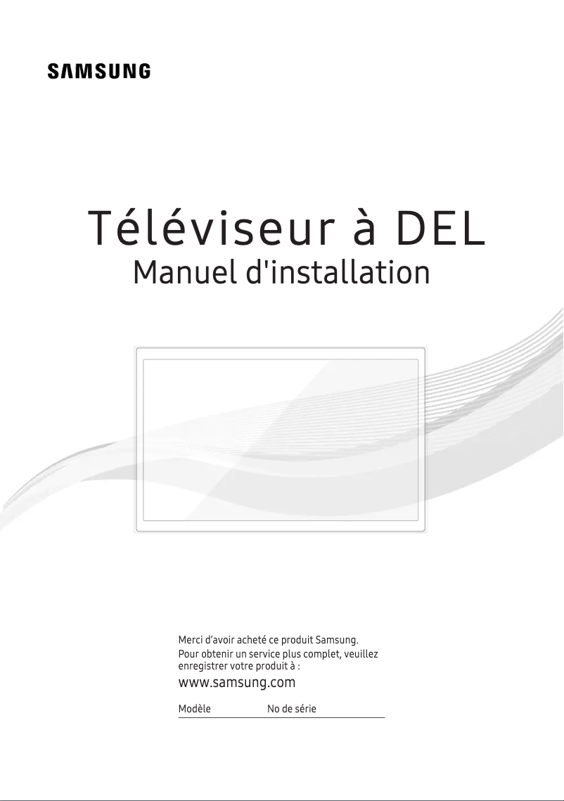 Page n°1 - Manuel utilisateur Samsung HG43NF693GF