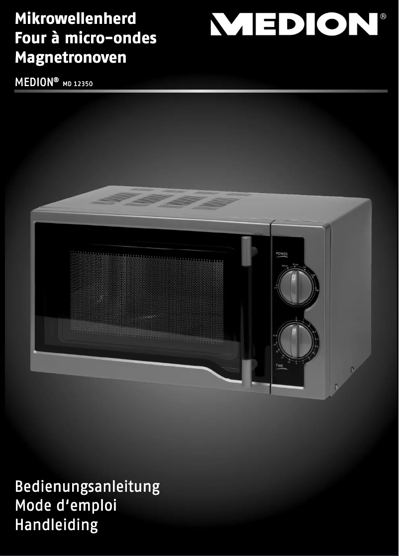 Image de la première page du manuel de l'appareil MD 12350
