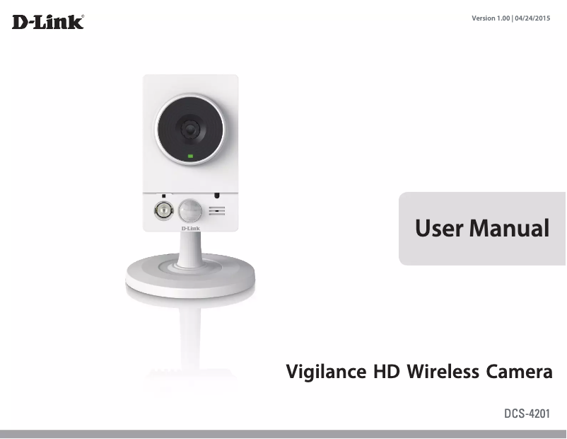 Image de la première page du manuel de l'appareil DCS-4201