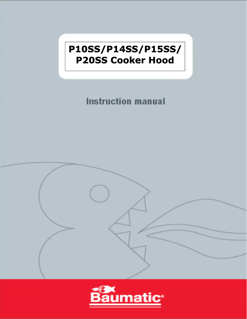 Page 1 de la notice Manuel utilisateur Baumatic P20SS