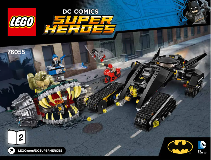 Page 1 de la notice Manuel utilisateur Lego DC Comics Super Heroes 76055