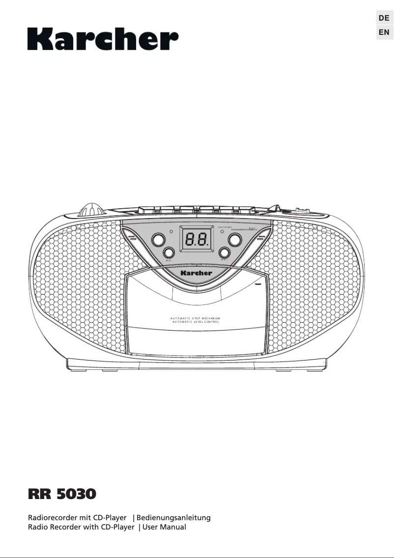 Página 1 del manual Manual de usuario Kärcher RR 5030