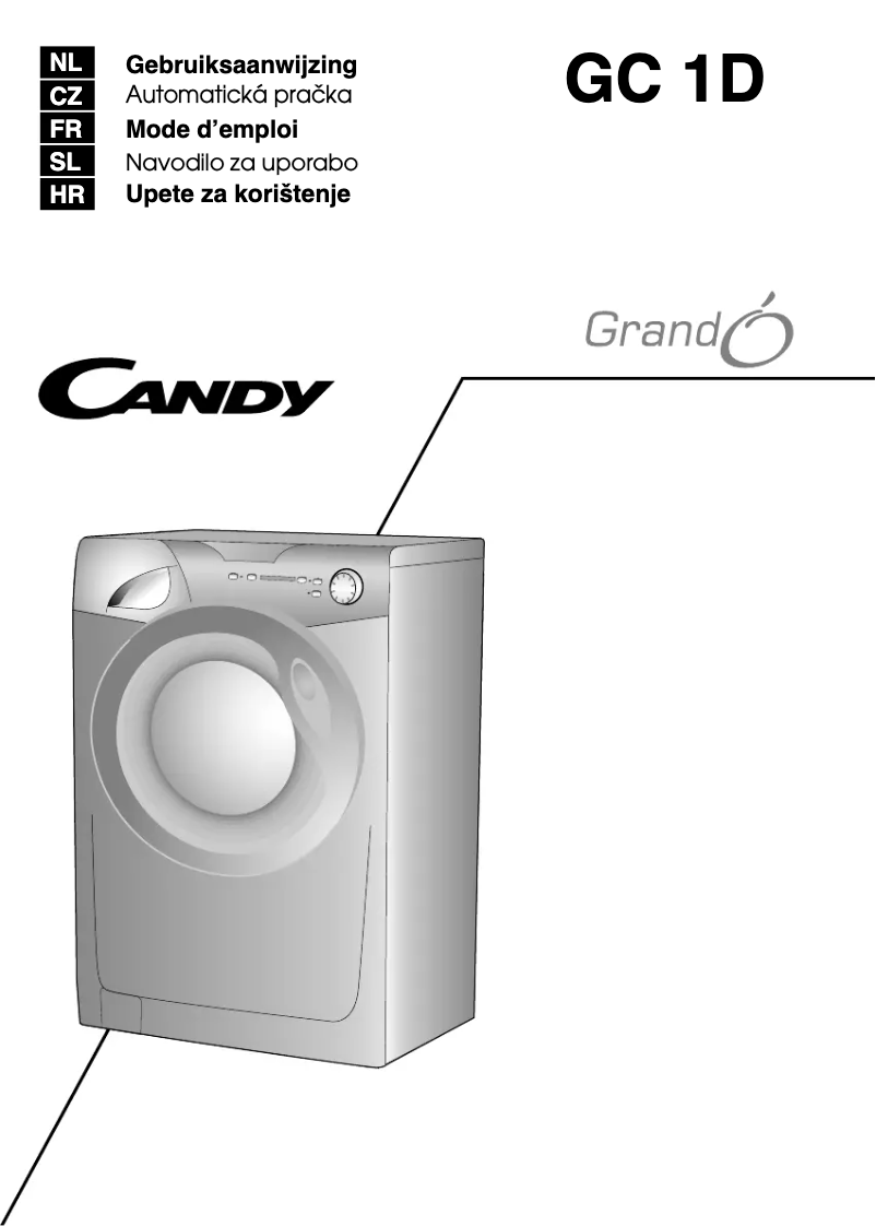 Page n°1 - Manuel utilisateur Candy GC 1471D1