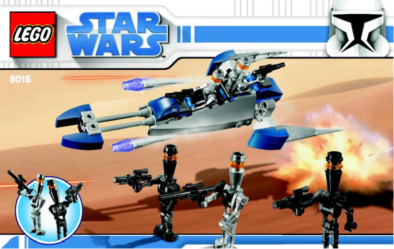 Image de la première page du manuel de l'appareil Assassin Droids (TM) Battle Pack