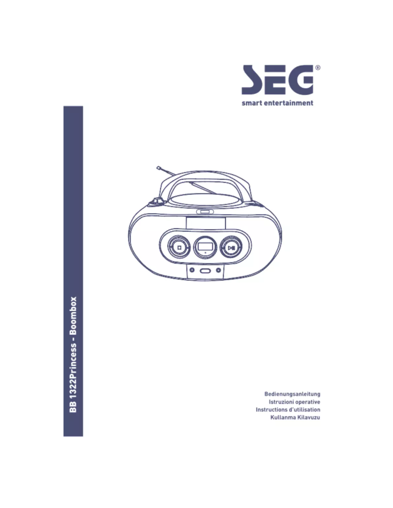 Page n°1 - Manuel utilisateur SEG BB 1322