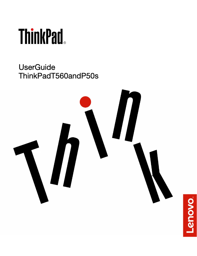 Page 1 de la notice Manuel utilisateur Lenovo ThinkPad T560