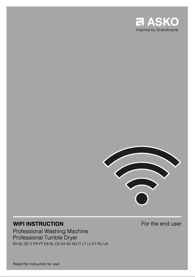 Image de la première page du manuel de l'appareil WMC6767VI.S