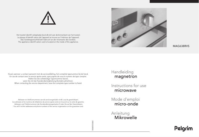 Página 1 del manual Manual de usuario Pelgrim MAG638