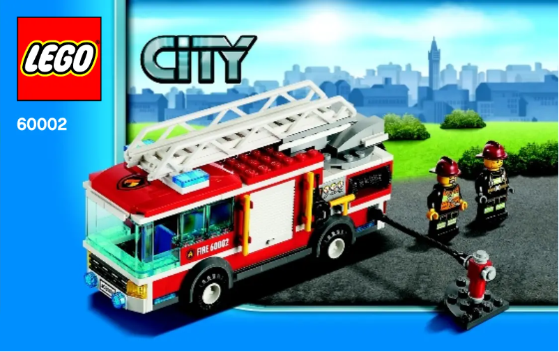 Page 1 de la notice Manuel utilisateur Lego Fire Truck