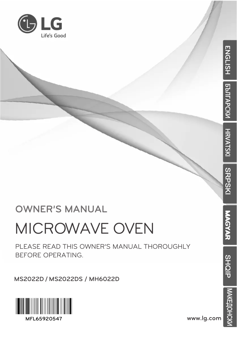 Página 1 del manual Manual de usuario LG MS2022DS
