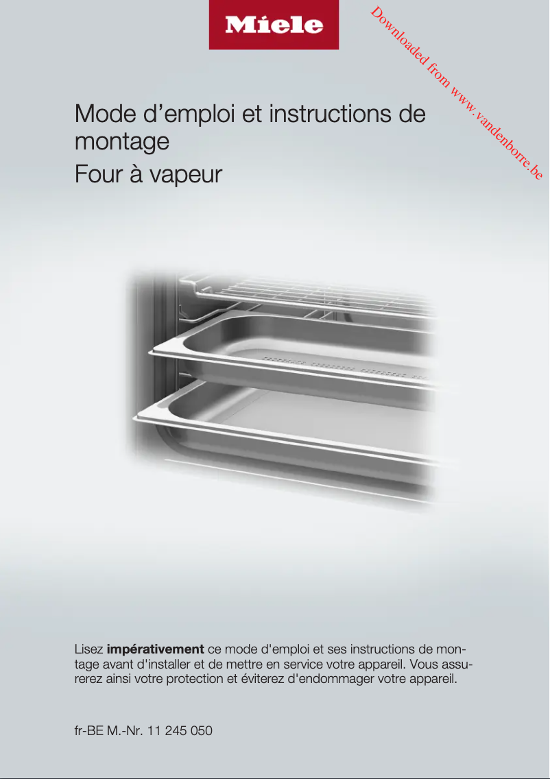 Image de la première page du manuel de l'appareil DG 2740 CS