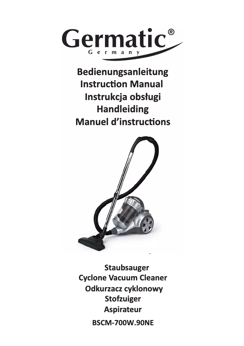 Image de la première page du manuel de l'appareil BSCM-700W.90NE