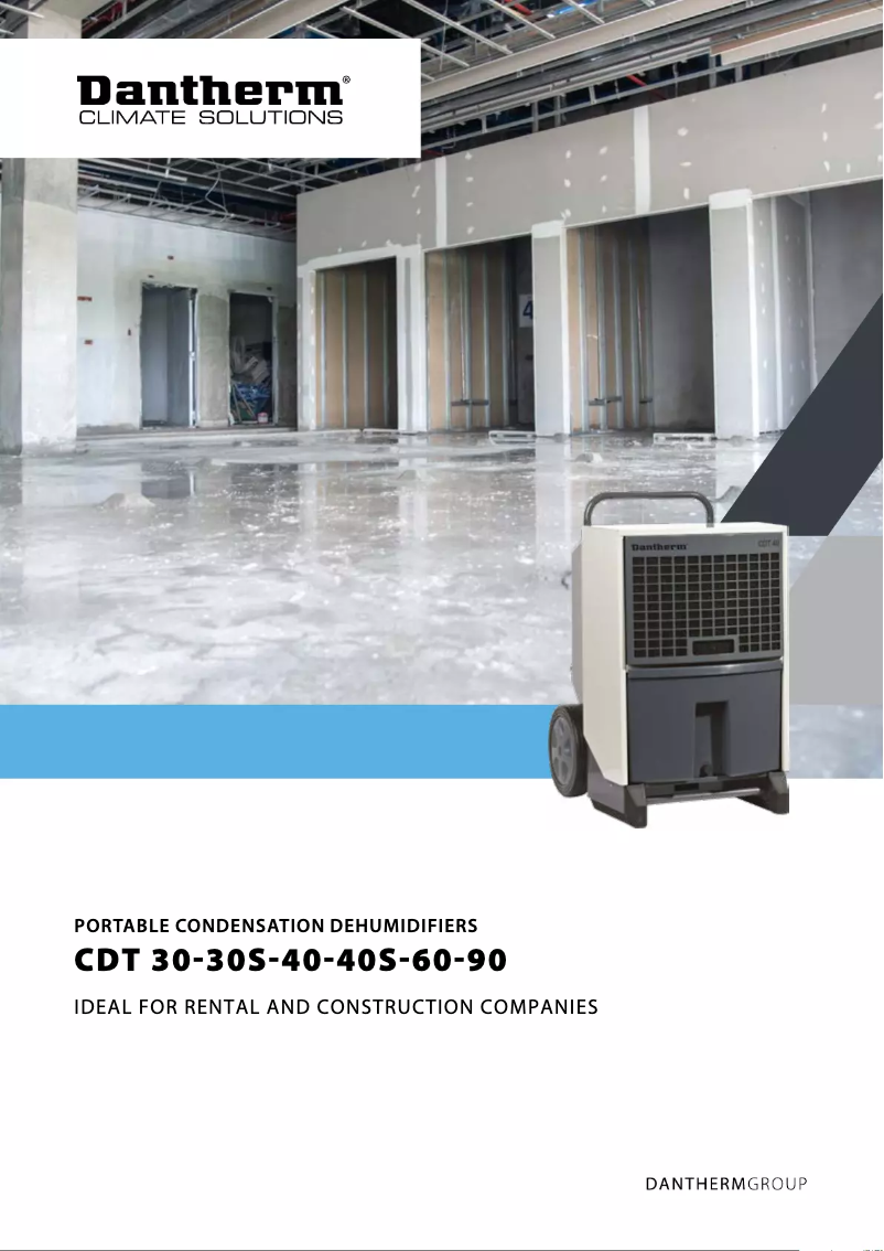 Page 1 de la notice Brochure Dantherm CDT 60