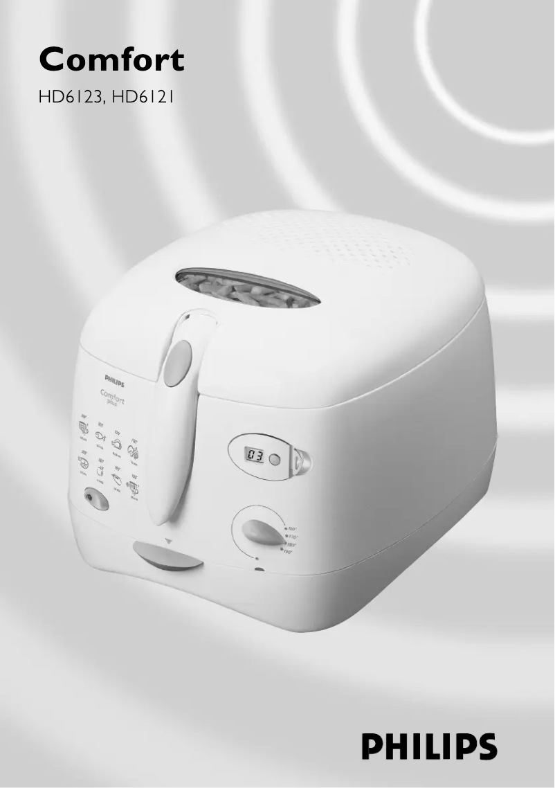 Page 1 de la notice Manuel utilisateur Philips Comfort Plus HD6121