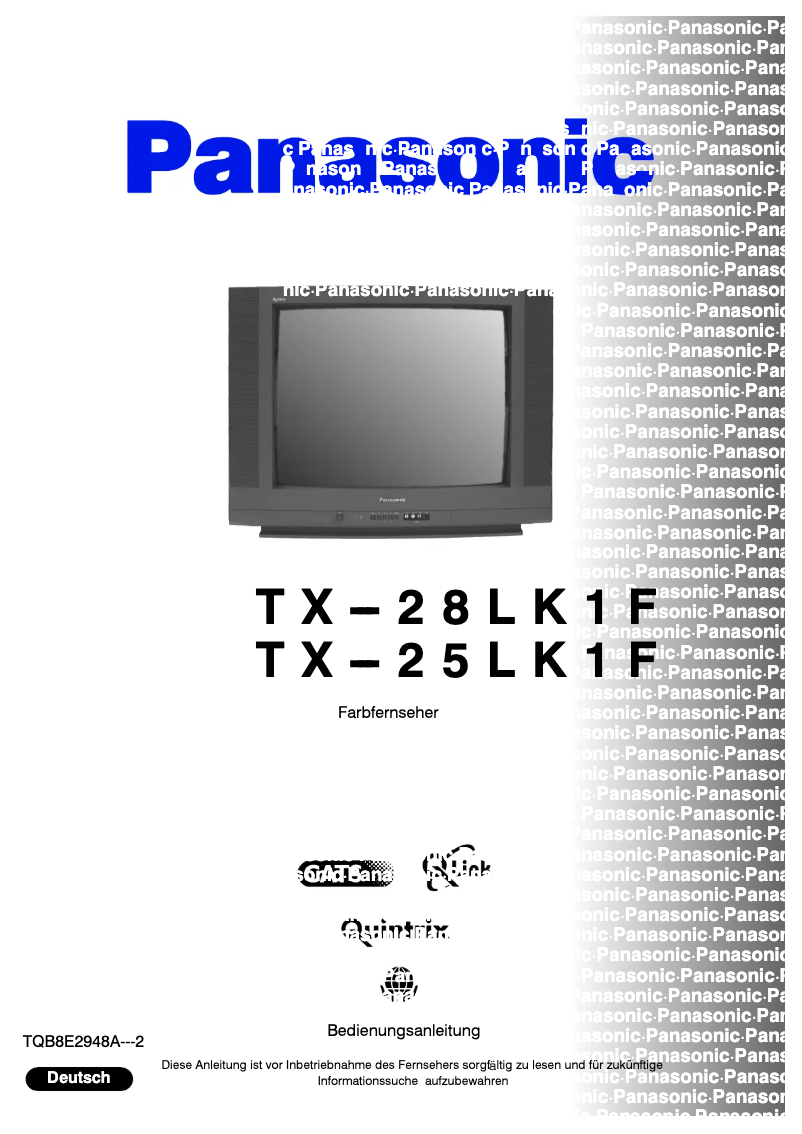 Imagen de la primera página del manual del dispositivo TX-28LK1F