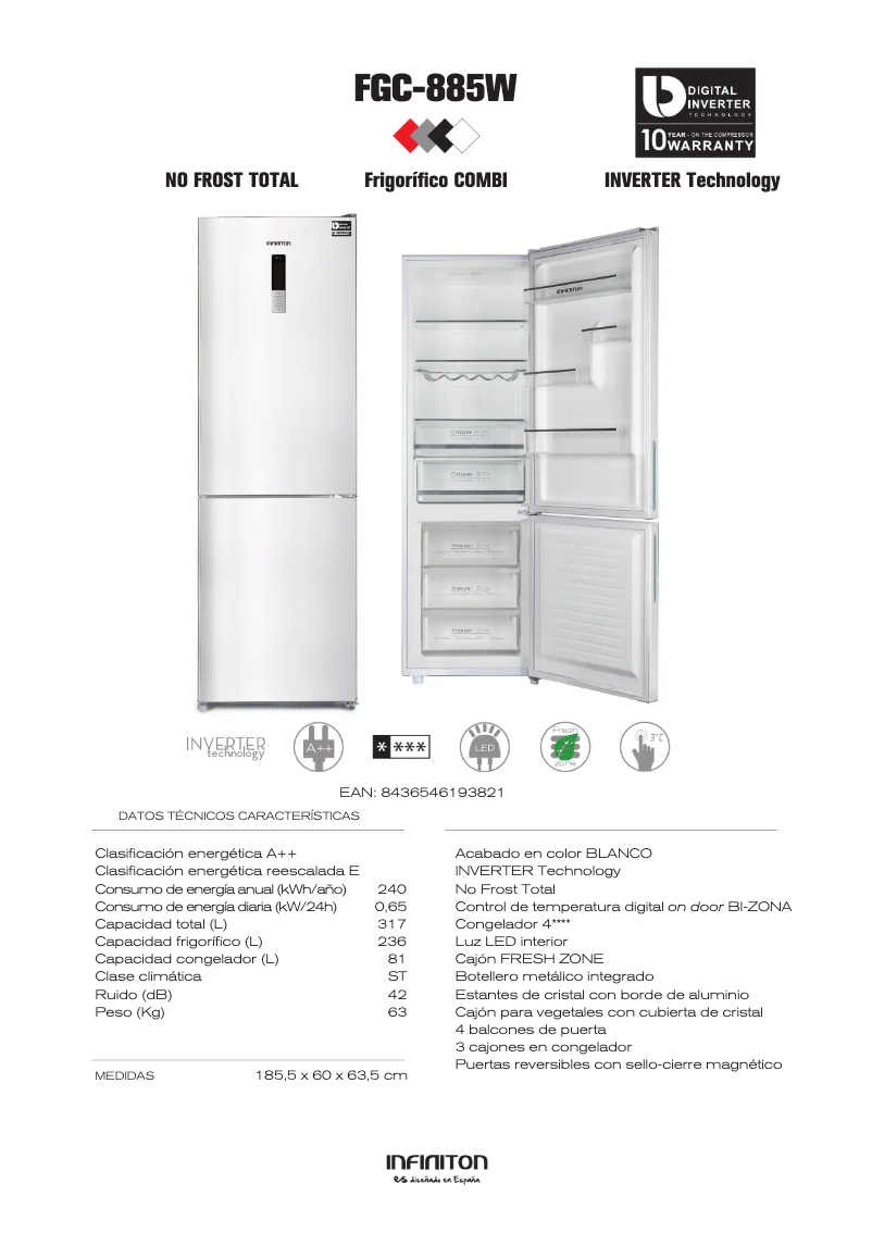 Image de la première page du manuel de l'appareil FGC-885W