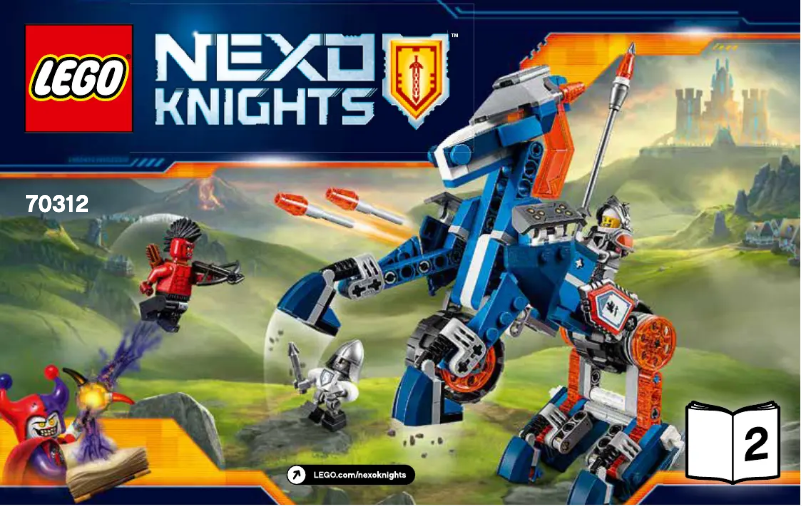 Page 1 de la notice Manuel utilisateur Lego Nexo Knights 70312