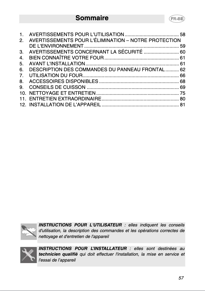 Image de la première page du manuel de l'appareil SC 381 X