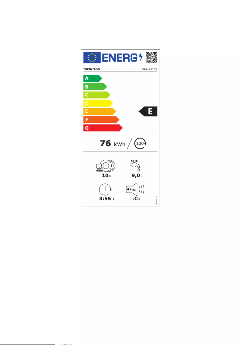 Image de la première page du manuel de l'appareil DIW-4513X