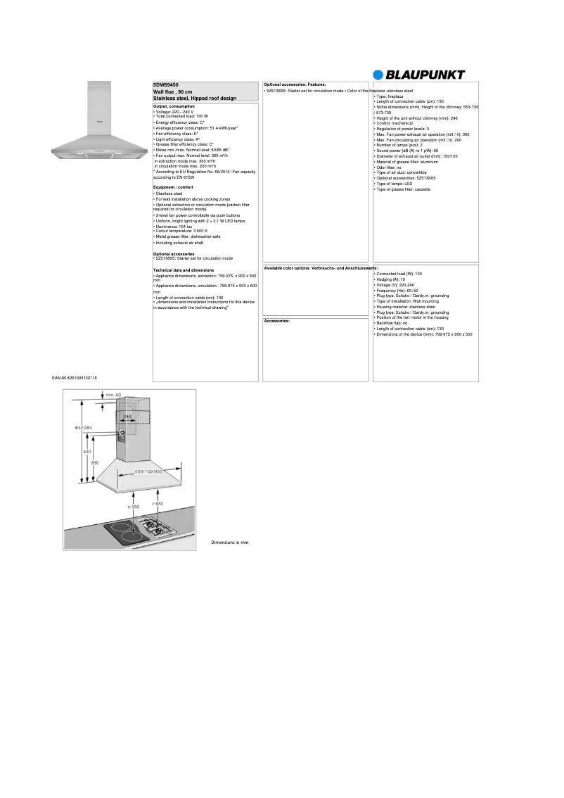 Image de la première page du manuel de l'appareil 5DW69450