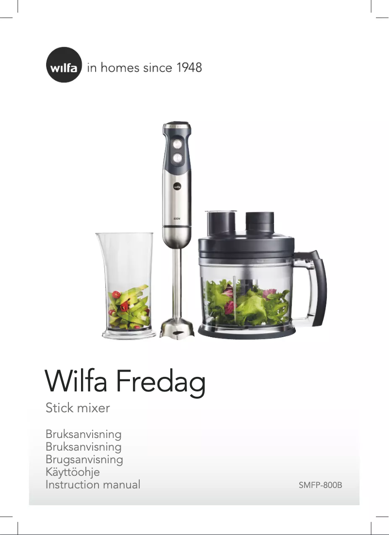 Image de la première page du manuel de l'appareil SMFP-800B