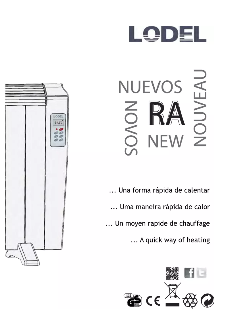 Page n°1 - Manuel utilisateur Haverland RA8