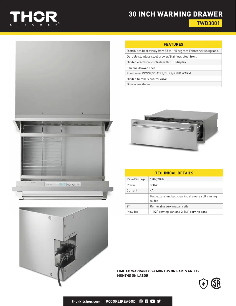 Image de la première page du manuel de l'appareil TWD3001