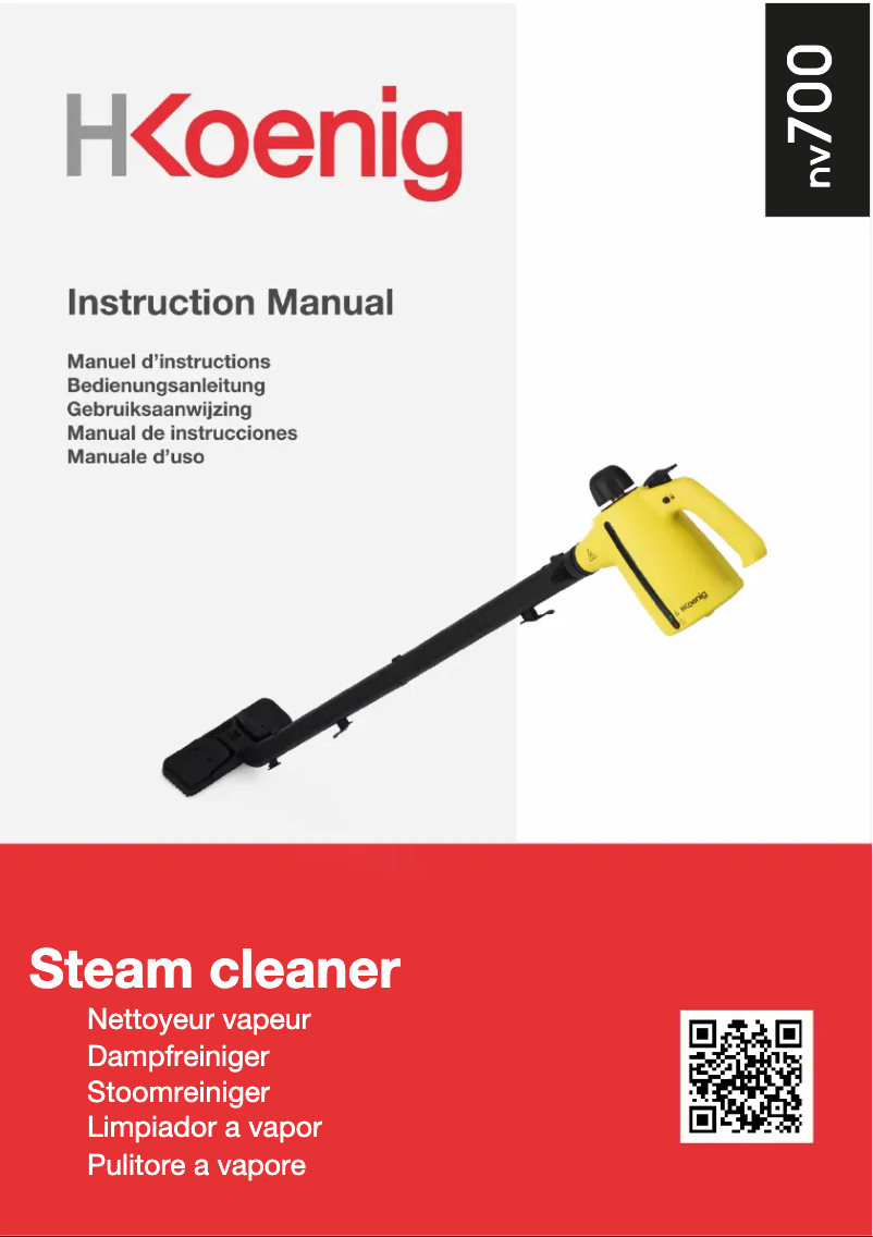 Page 1 de la notice Manuel utilisateur H.Koenig NV700