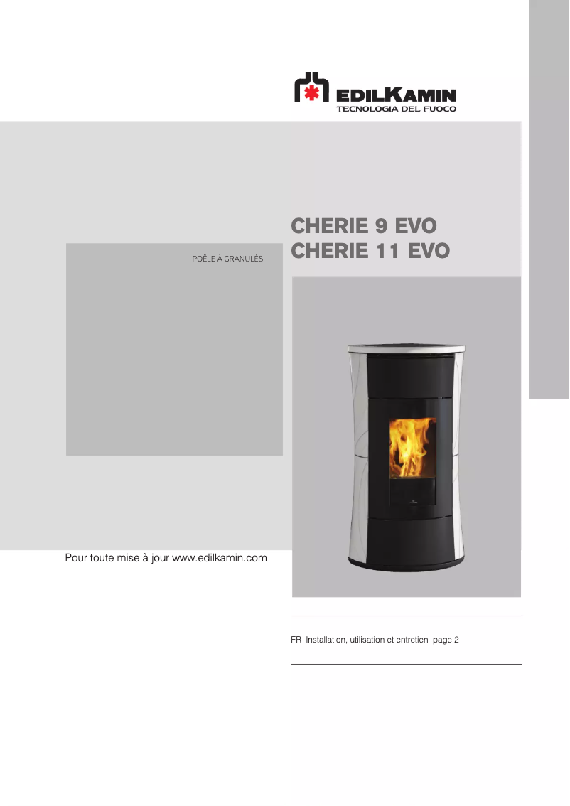 Page n°1 - Manuel utilisateur Edilkamin CHERIE 9 EVO