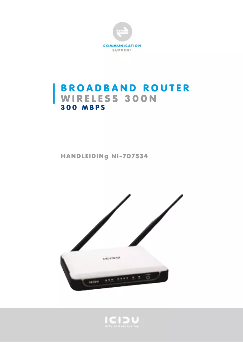 Page 1 de la notice Manuel utilisateur Icidu NI-707534