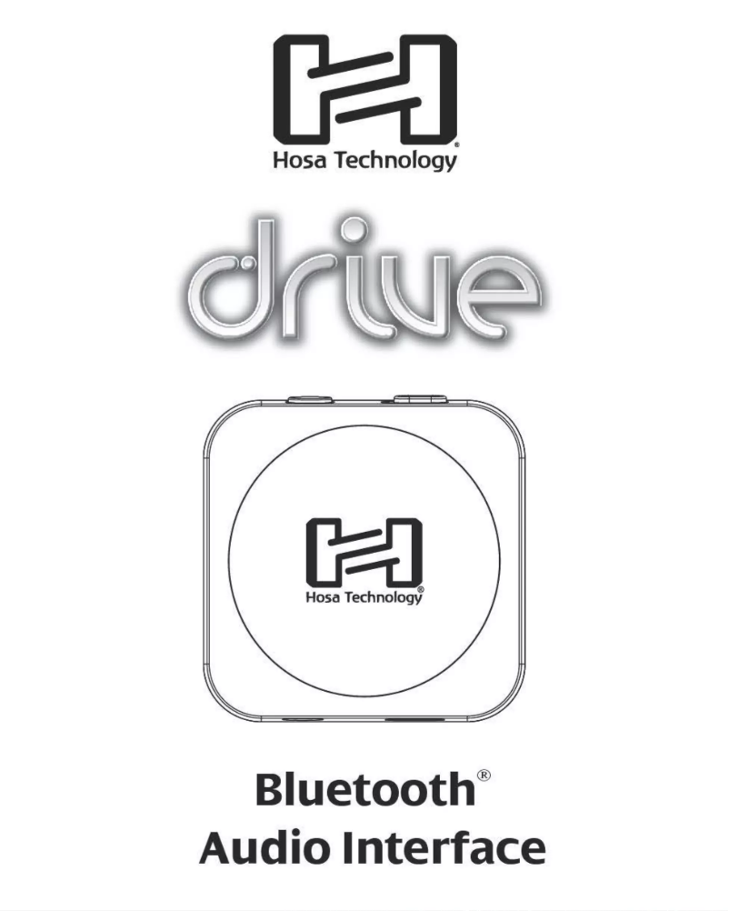 Page n°1 - Manuel utilisateur Hosa Drive IBT-402