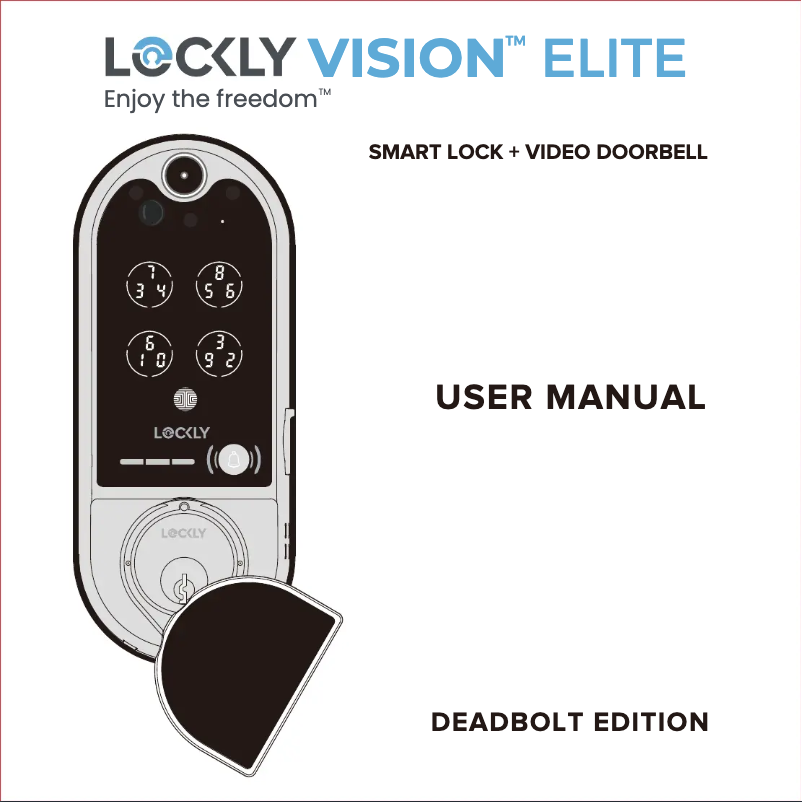 Page n°1 - Manuel utilisateur Lockly Vision Elite