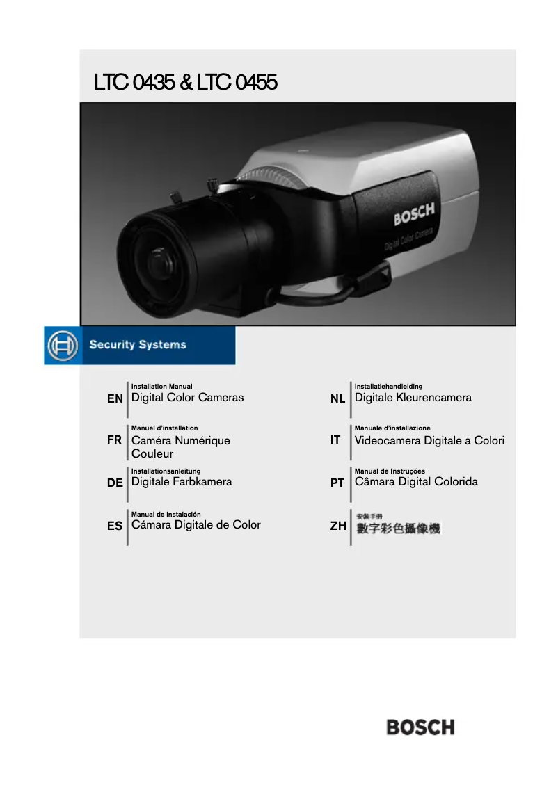 Página 1 del manual Manual de usuario Bosch LTC 0455