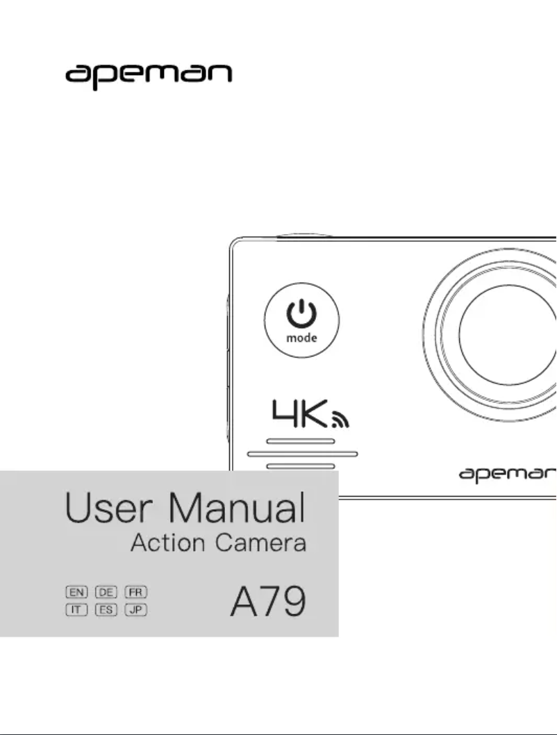 Image de la première page du manuel de l'appareil A79